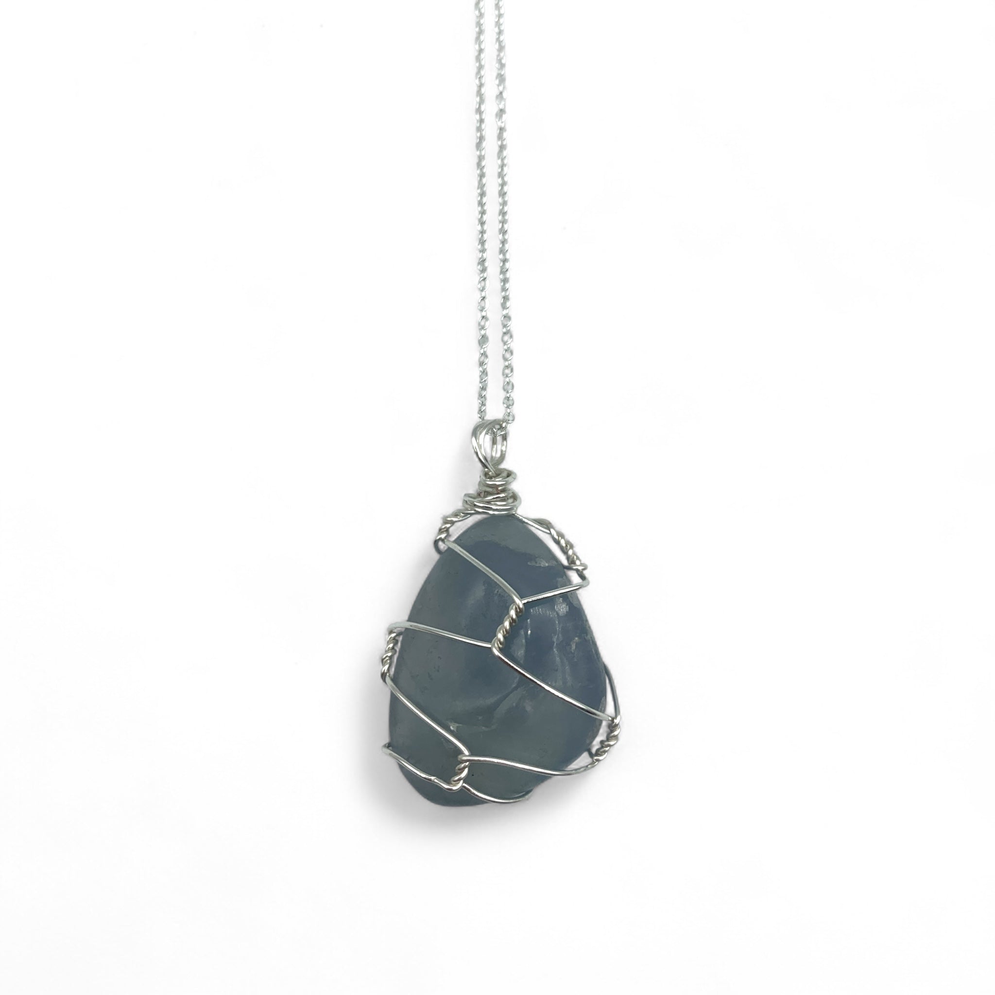 Necklace- Celestite Tumble $30