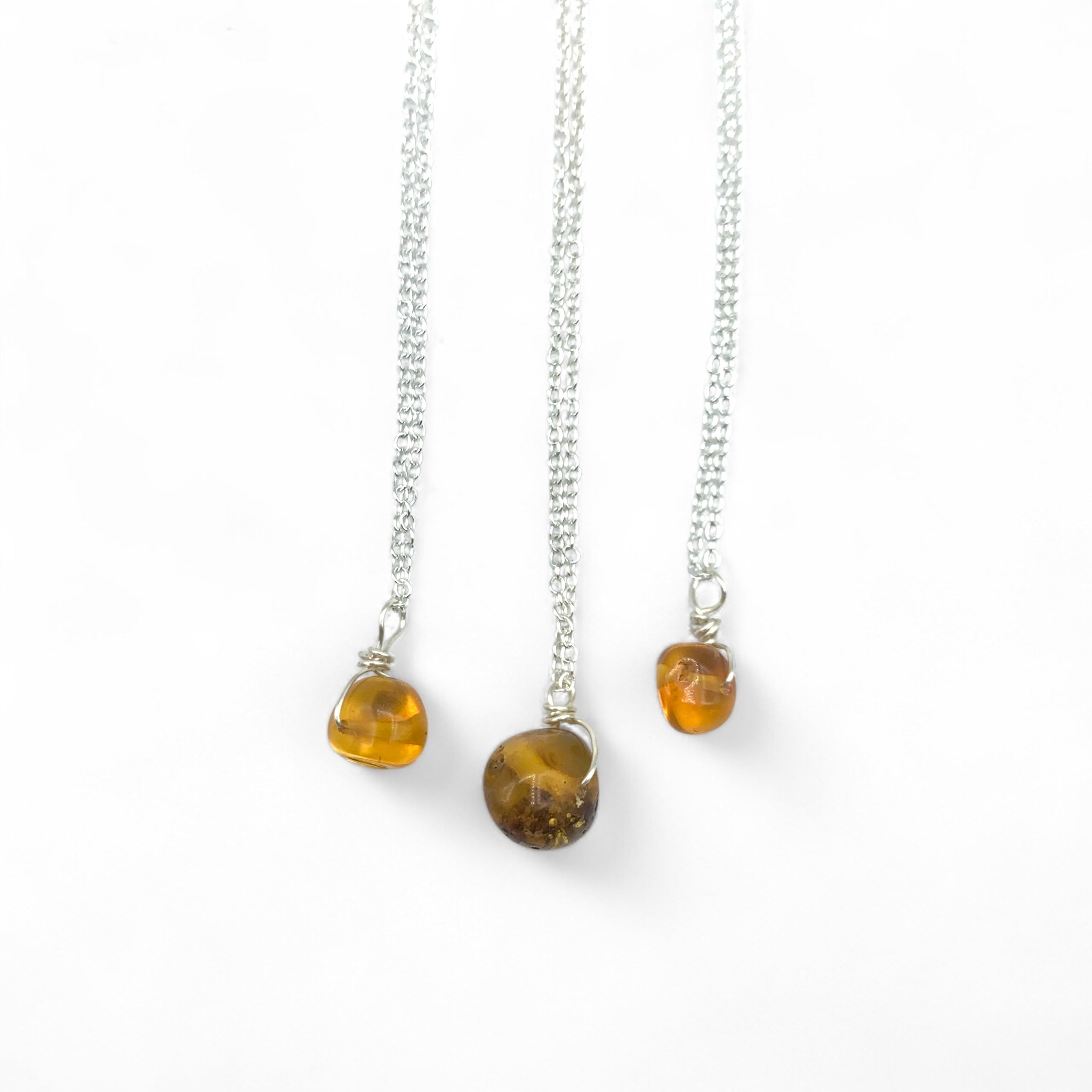 Necklace - Amber Bead