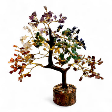 *9 Crystal Chip Tree - 7 Chakras