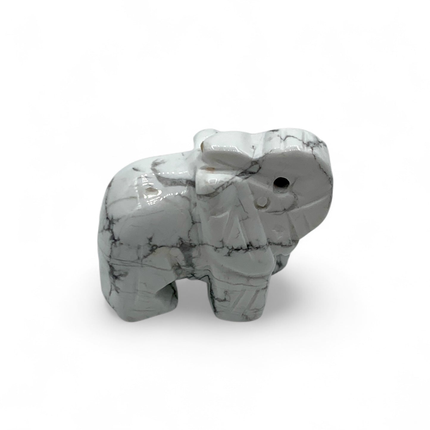 Howlite Elephant $30