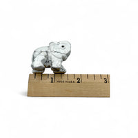 Howlite Elephant $30