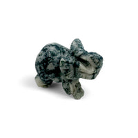 Moss Agate Elephant $30