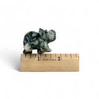 Moss Agate Elephant $30