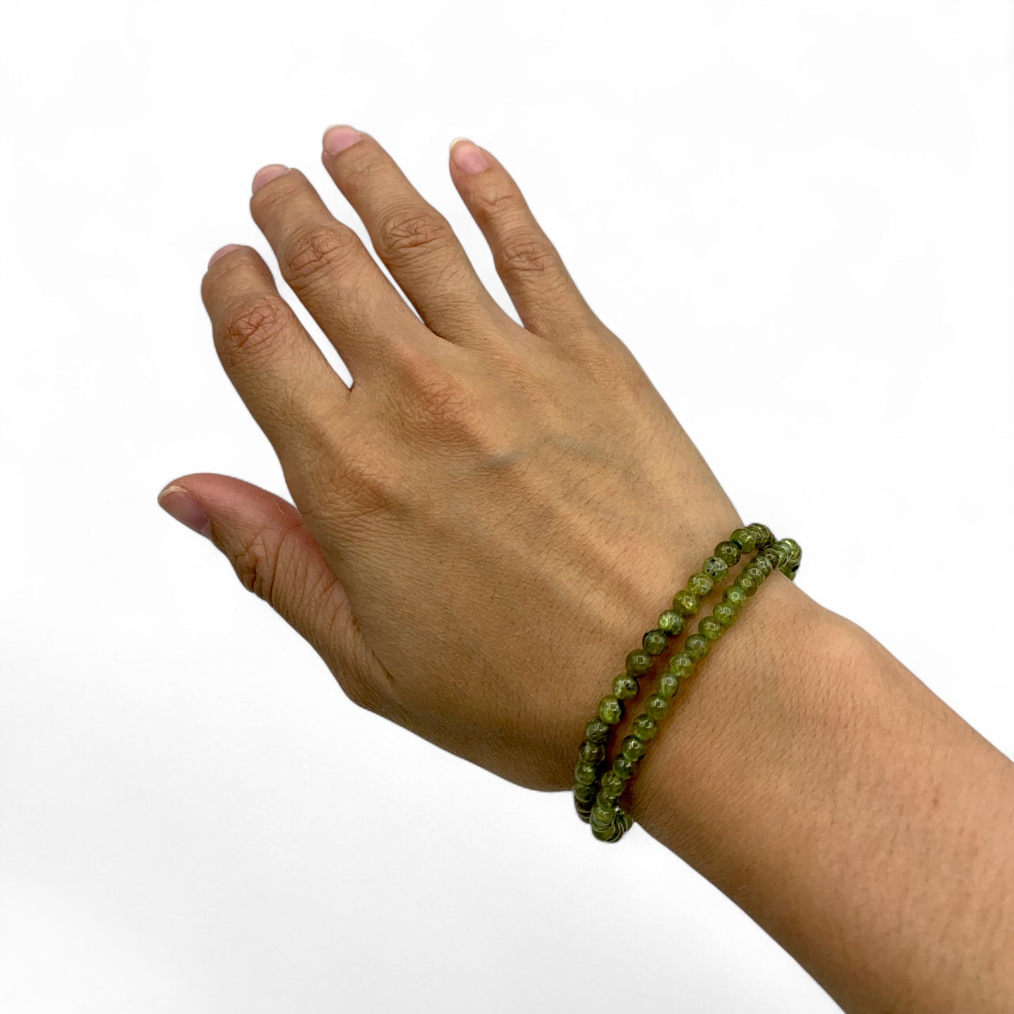 Bracelet - Peridot 2mm $65