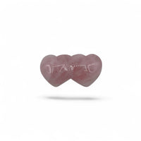 Rose Quartz Twin Heart $50