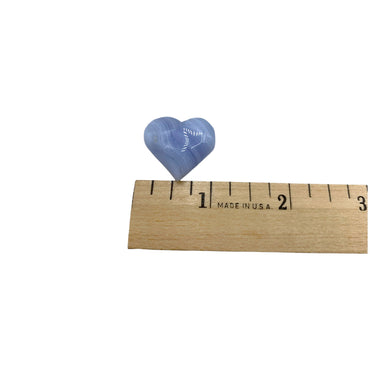 Agate - Blue Lace Heart $25
