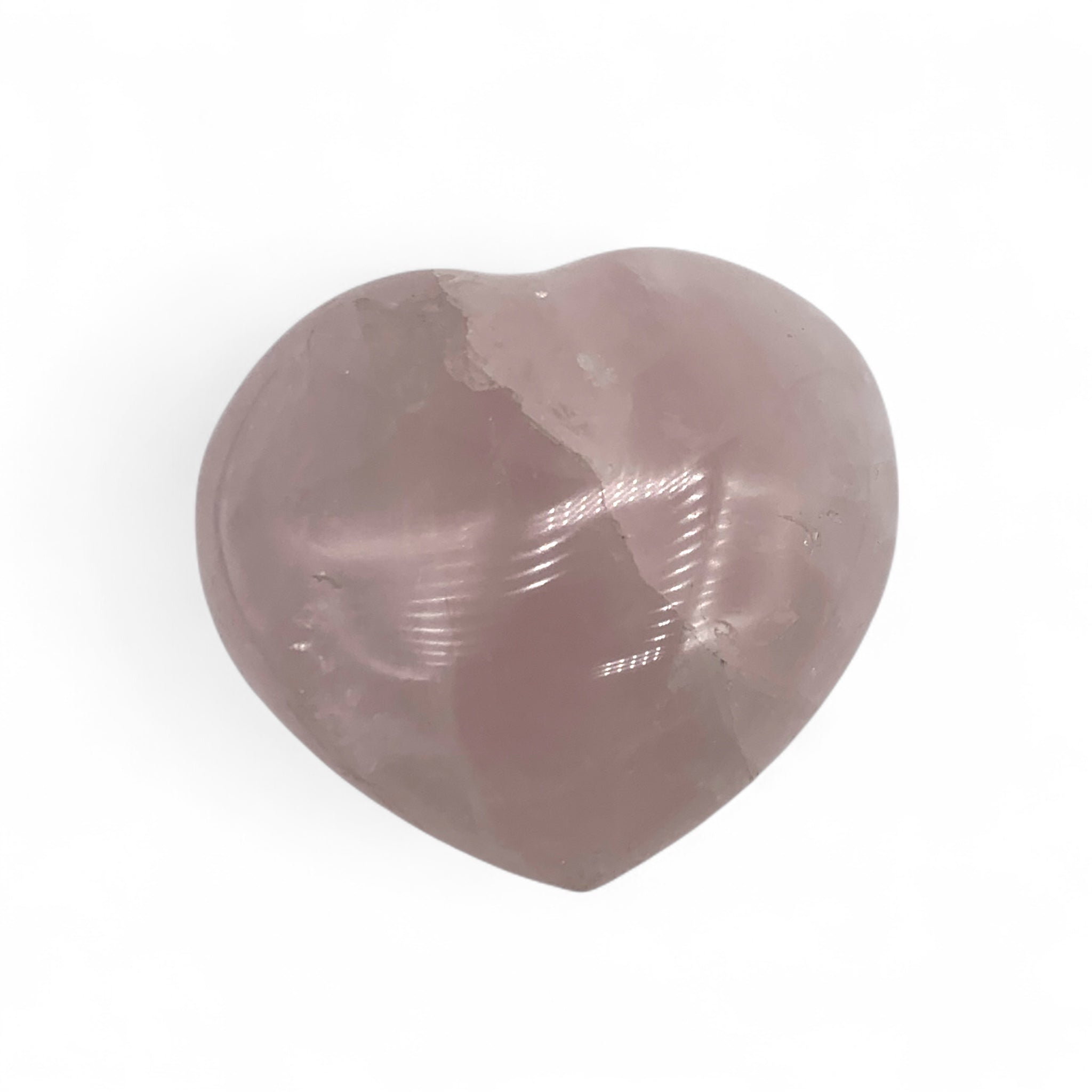 Rose Quartz Heart $40