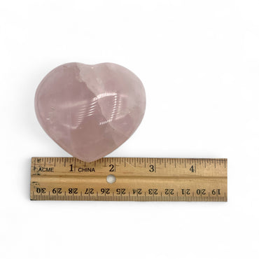 Rose Quartz Heart $40
