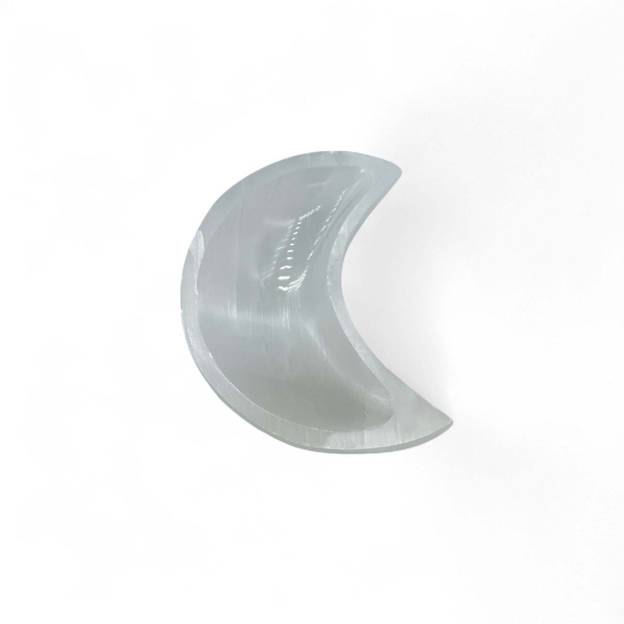 Selenite Moon Bowl $36