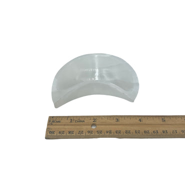 Selenite Moon Bowl $36