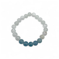 Bracelet - Aquamarine and Clear Quartz $30
