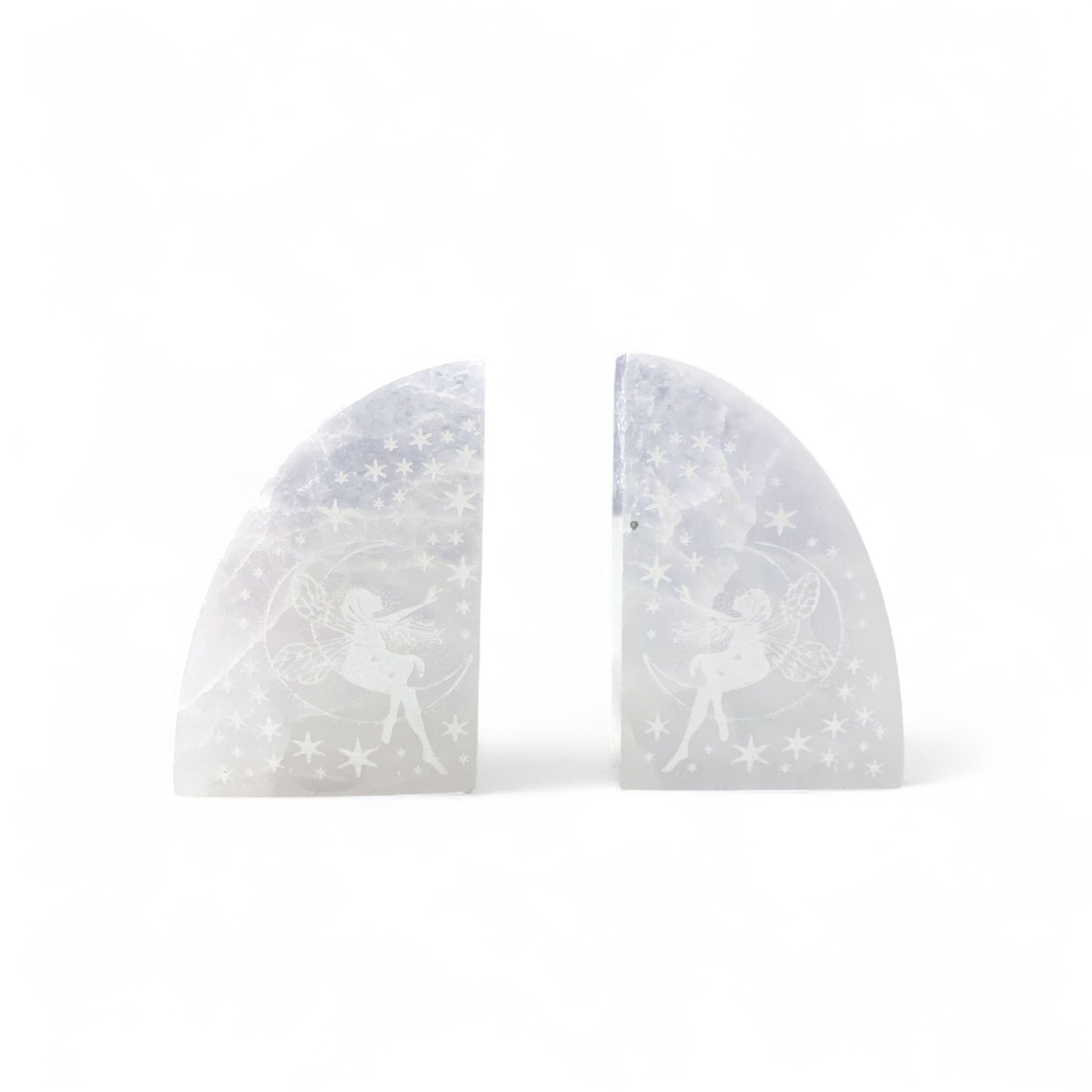 Selenite Book Ends $95