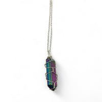 Necklace - Aura Quartz Wrapped