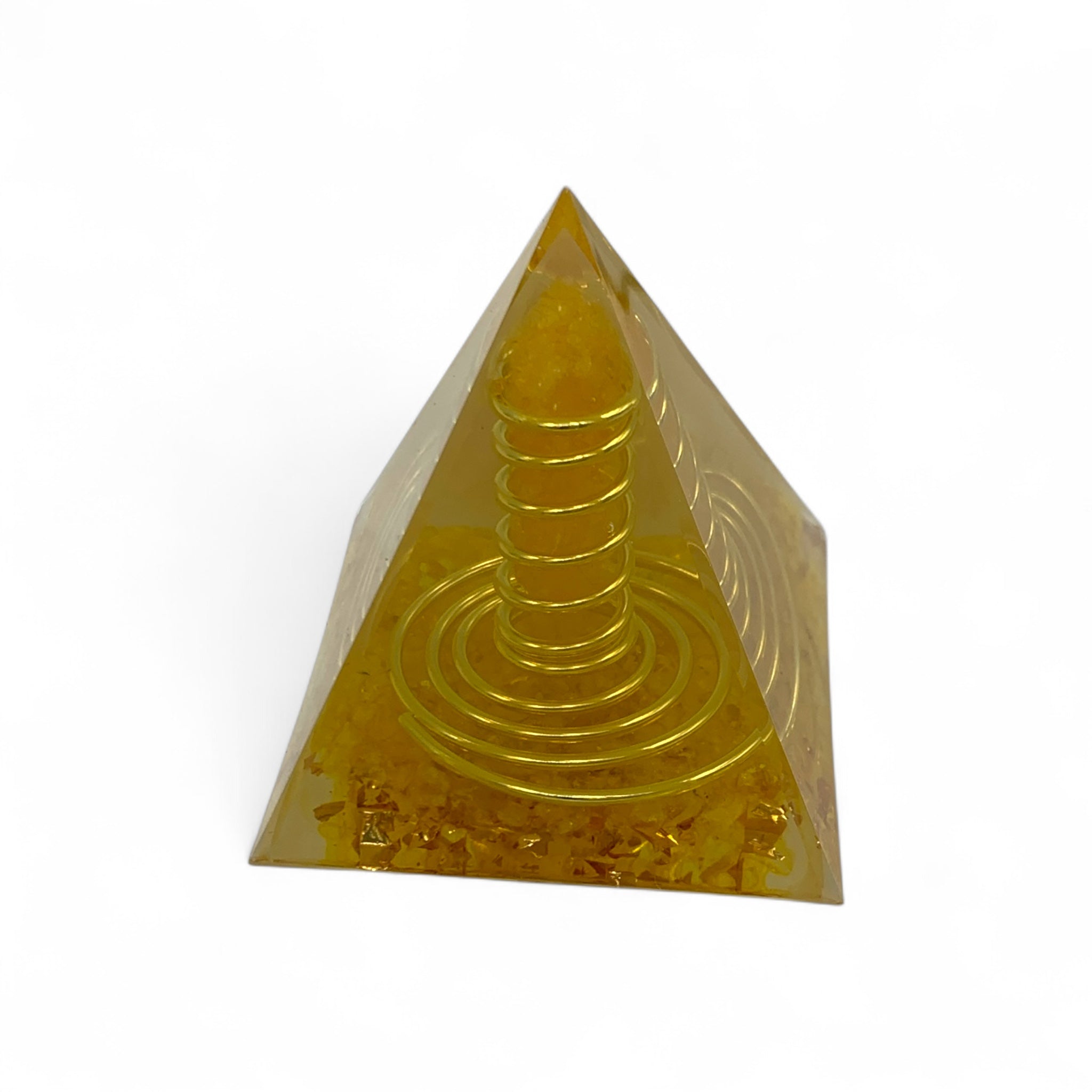 Orgonite - Citrine Pyramid $50