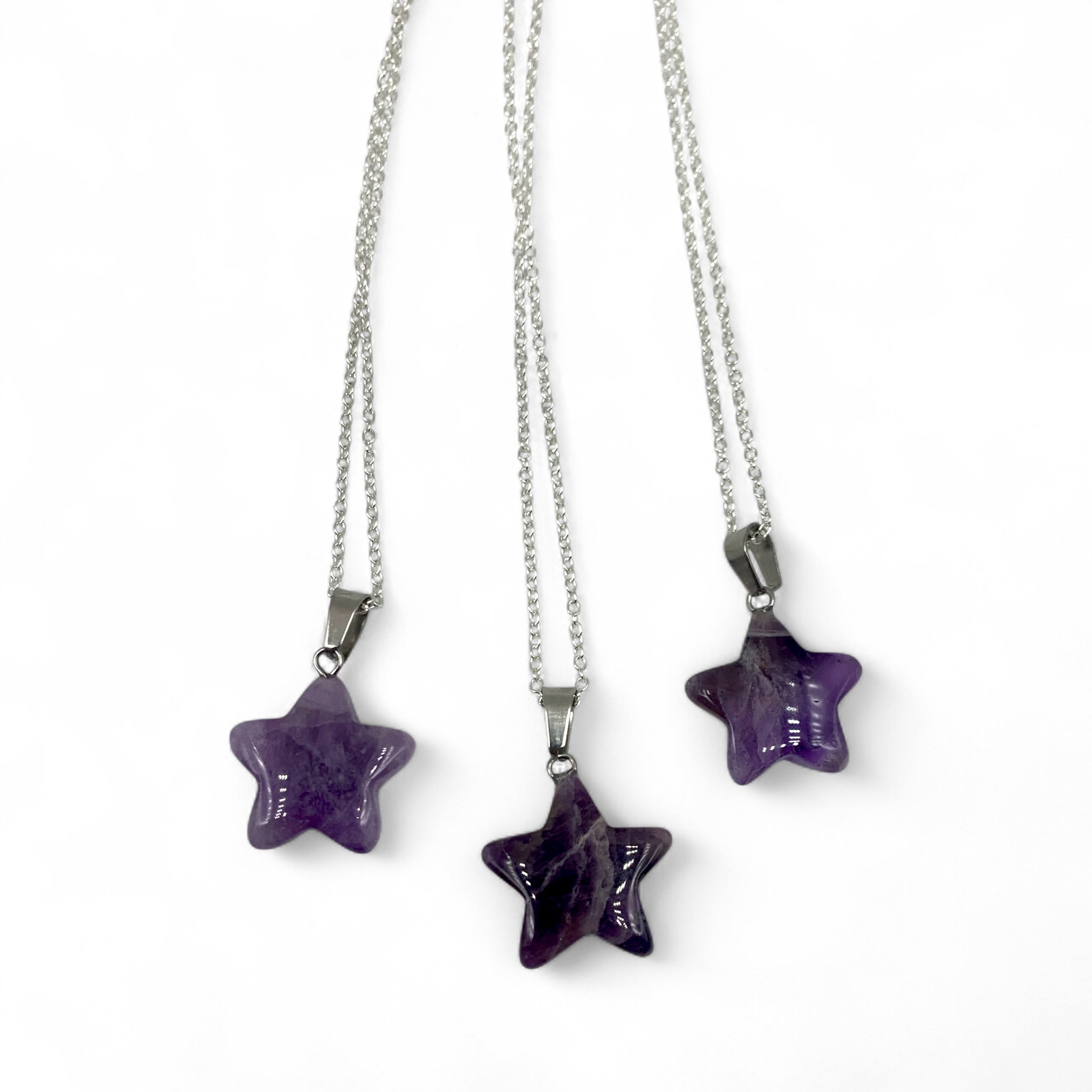 Necklace - Amethyst Star $20