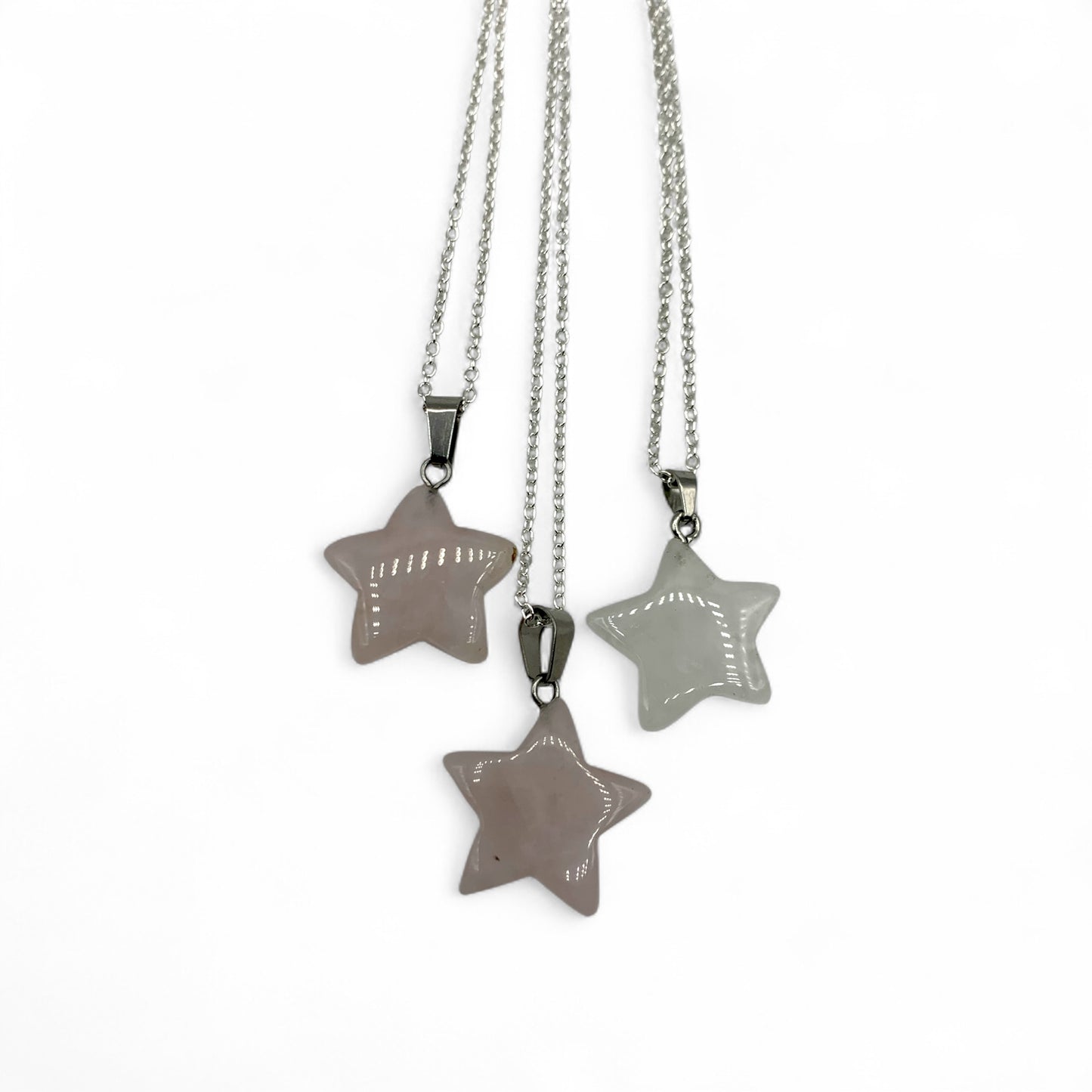 Necklace - Rose Quartz Star $20
