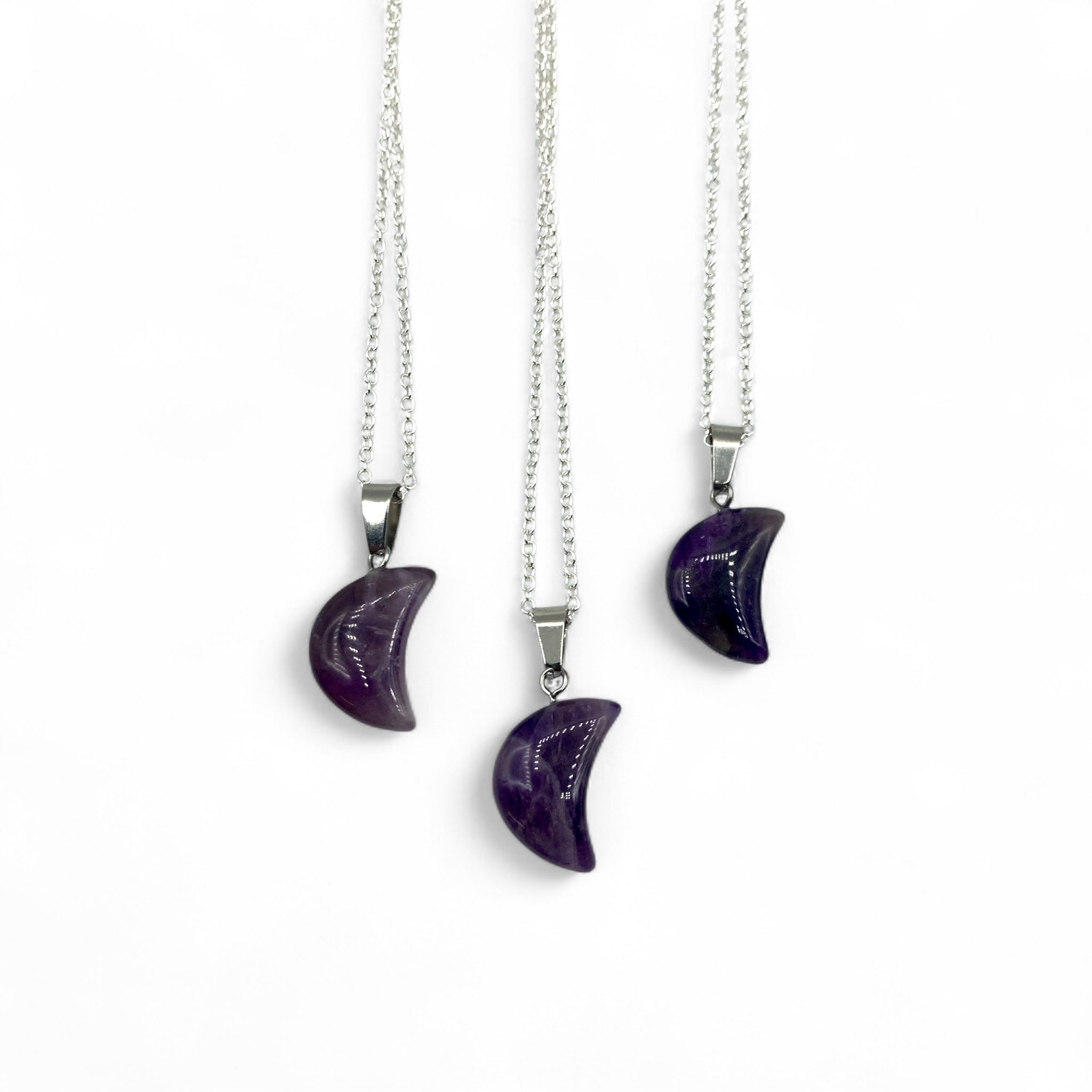 Necklace- Amethyst Moon $20