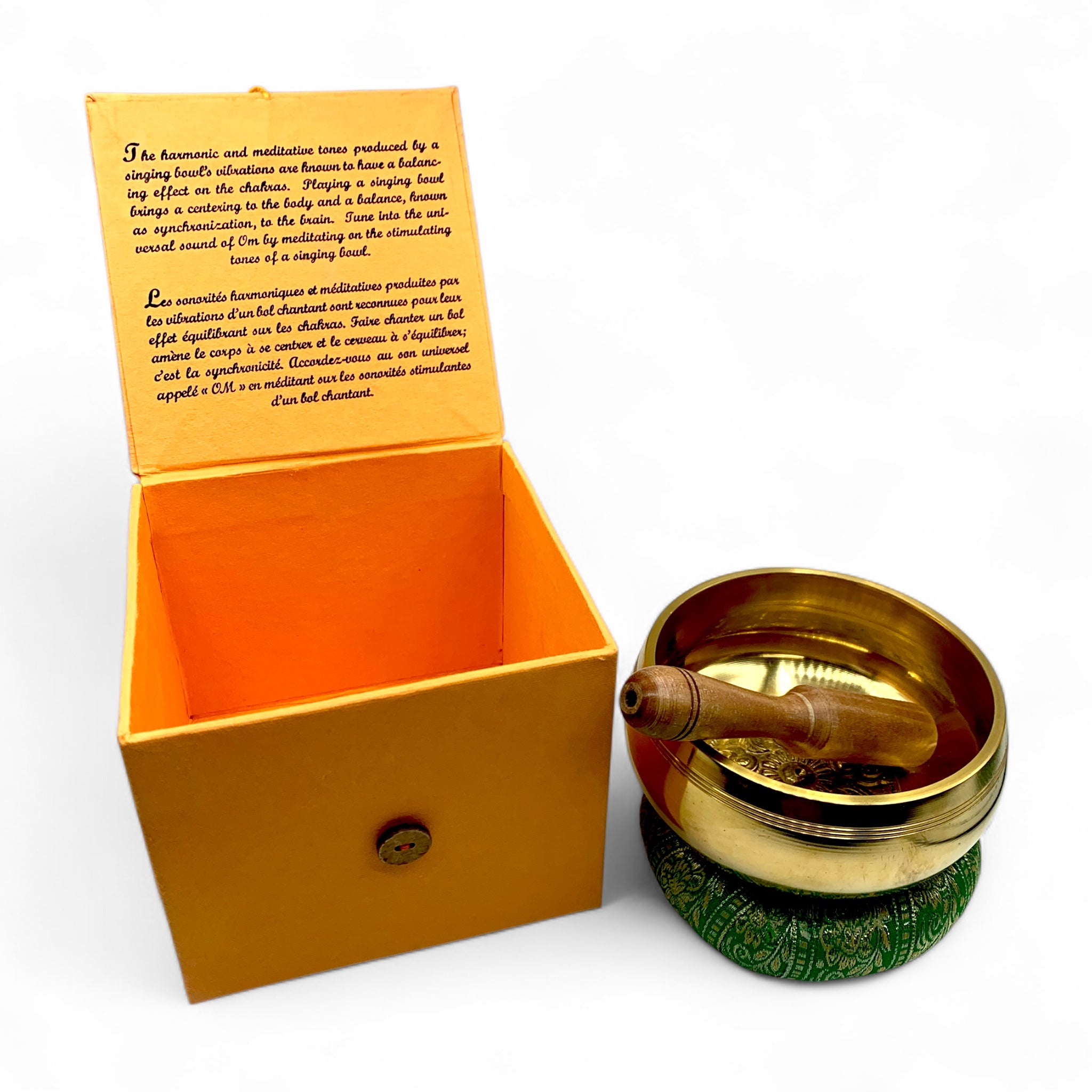 Singing Bowl - Wheel of Life Brass 4.5"