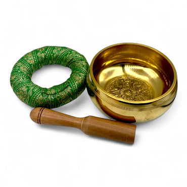Singing Bowl - Wheel of Life Brass 4.5"
