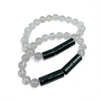 Bracelet - Hematite with Clear Quartz