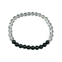 Bracelet - Hematite with Clear Quartz
