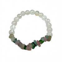 Bracelet - Tourmaline Mixed and Clear Quartz