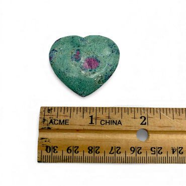 Ruby Fuchsite Heart $30