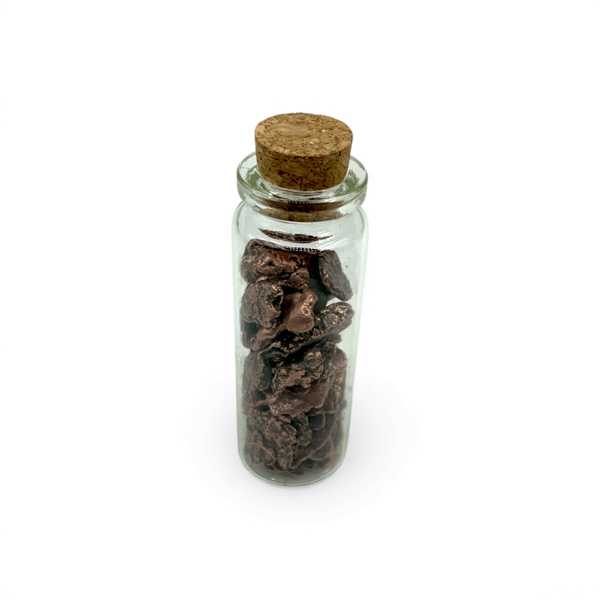 Copper Nugget Vials $50