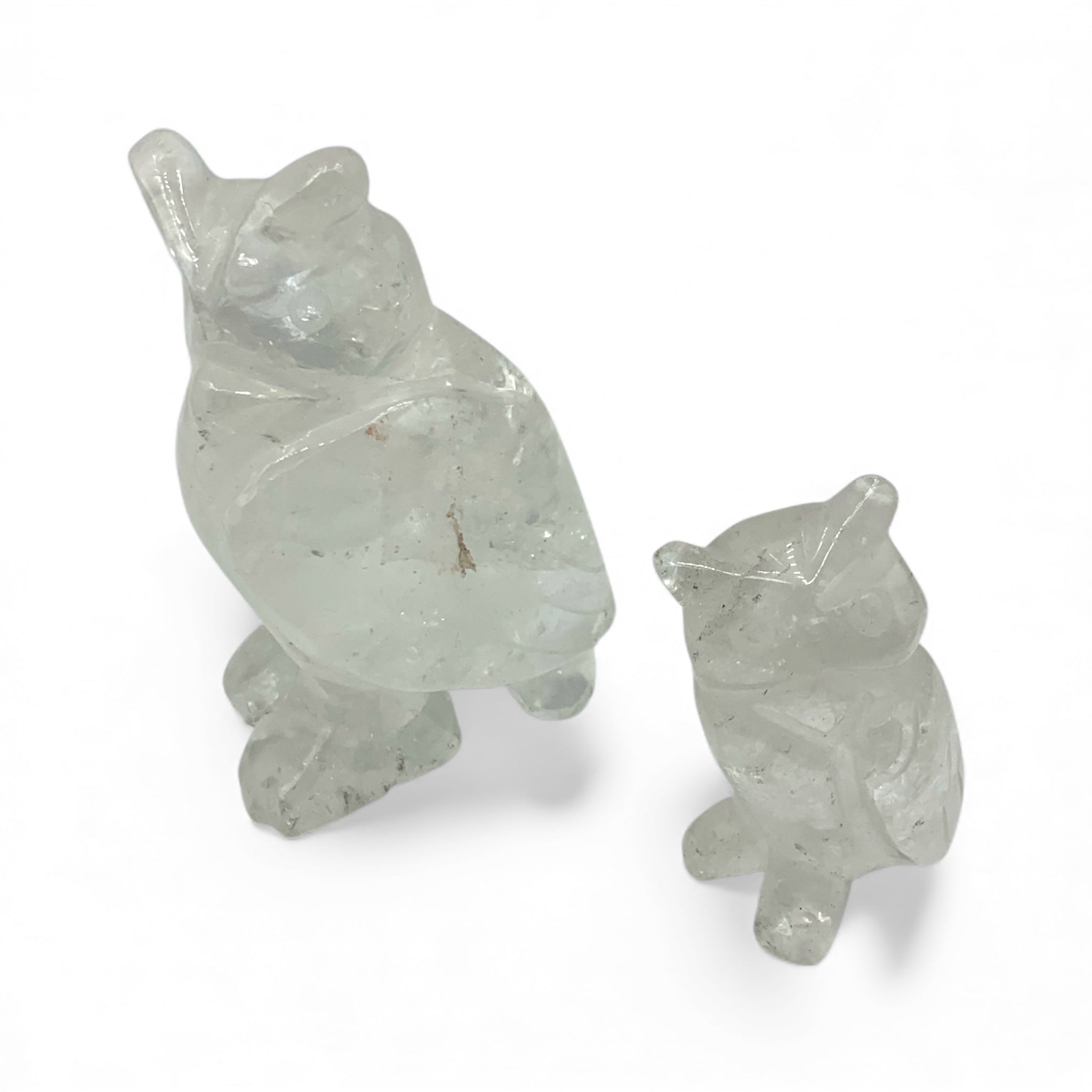 Clear Quartz Owl