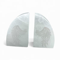 Selenite Bookends Pair $120