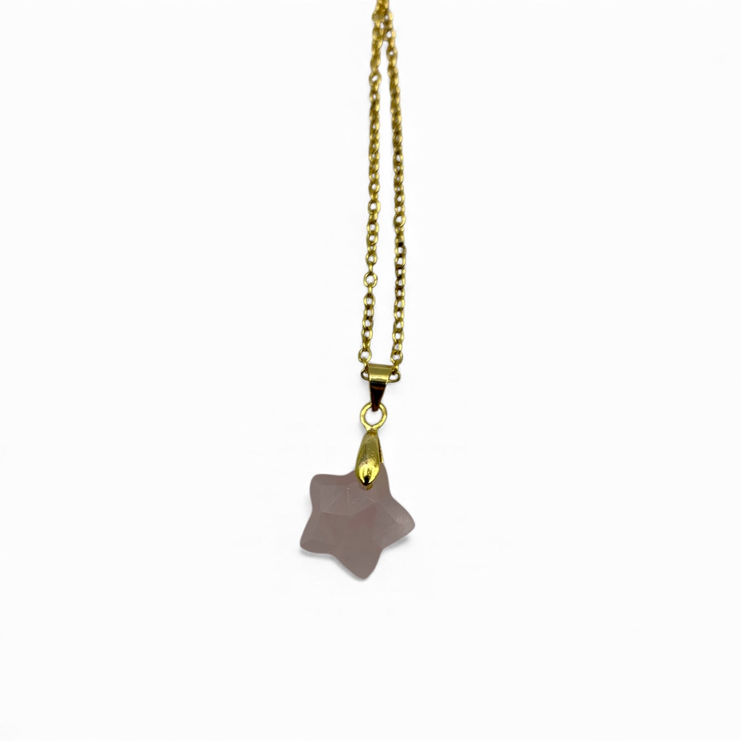 Necklace - Rose Quartz Star $20