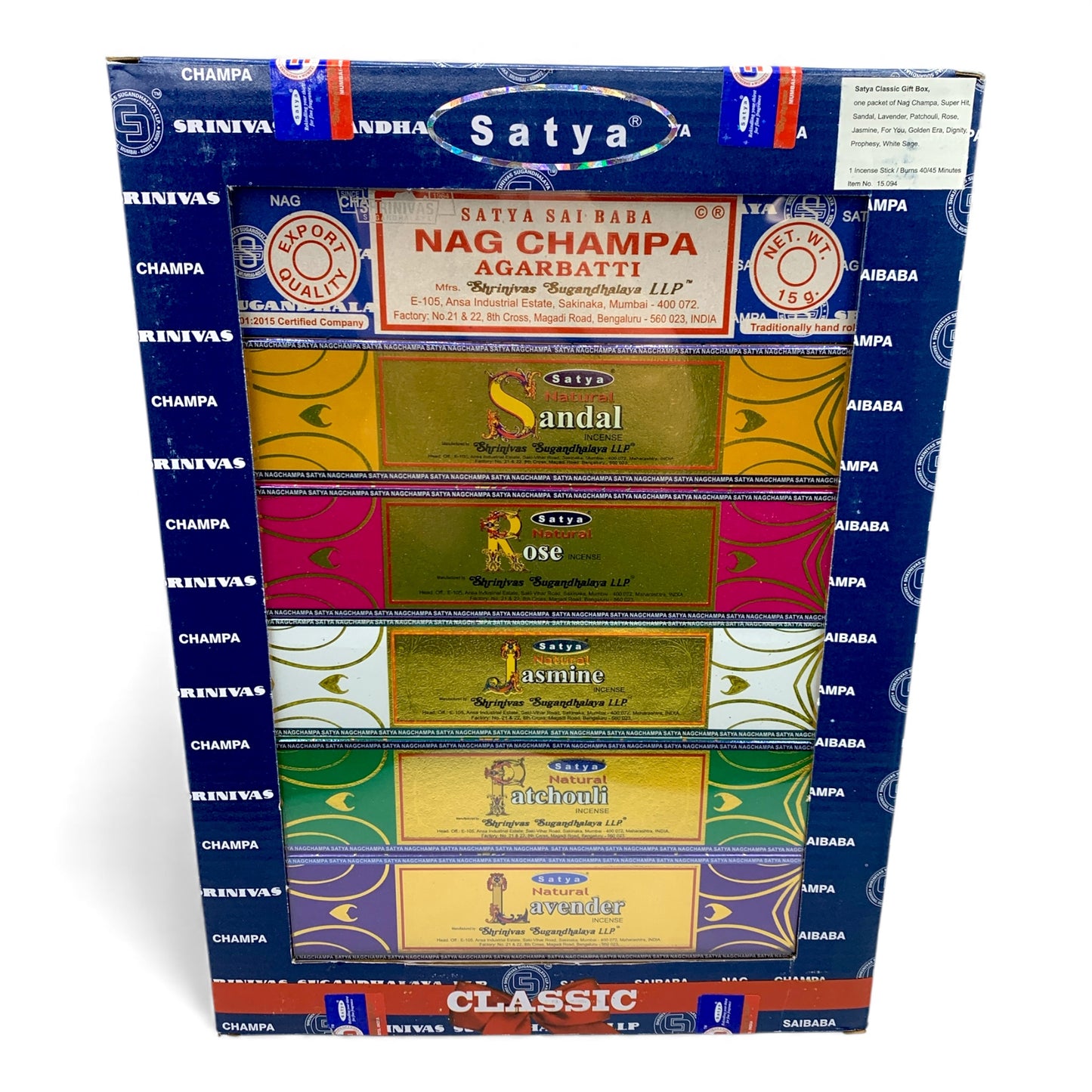 Incense - Classic Gift Box SATYA