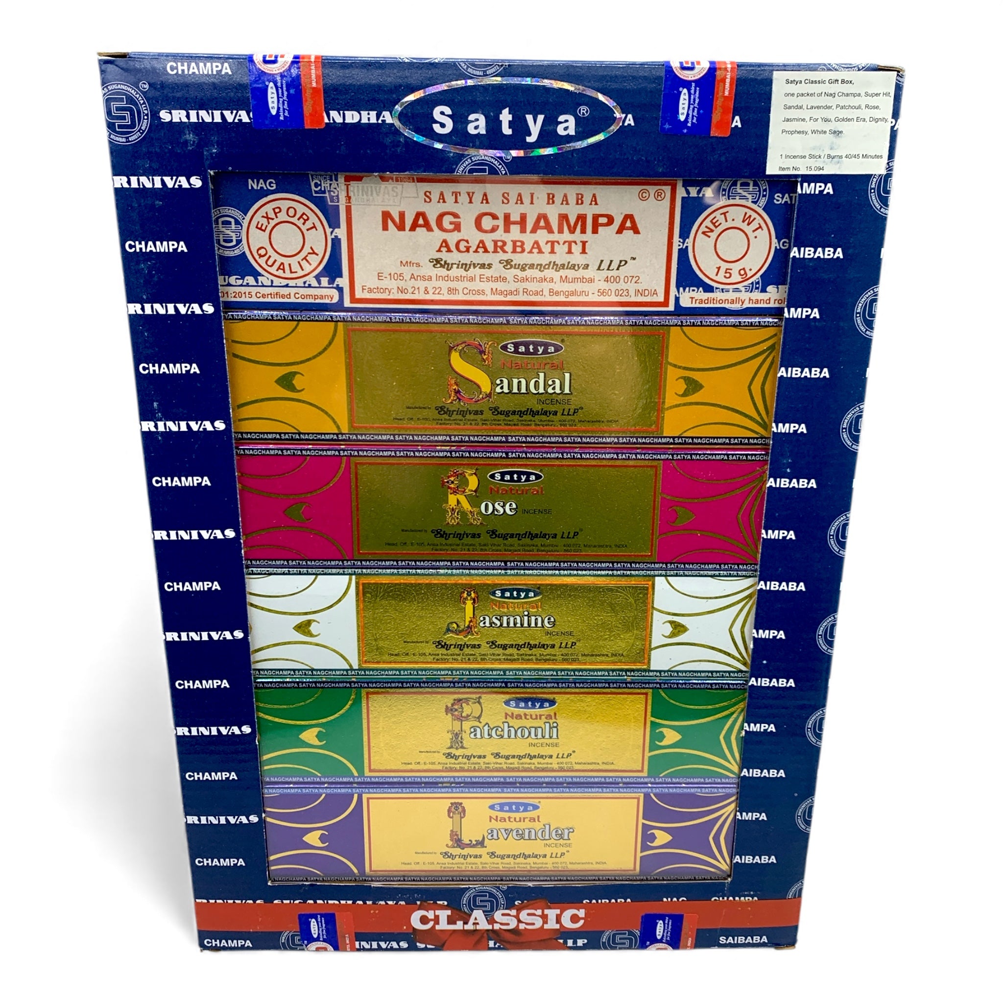 Incense - Classic Gift Box SATYA