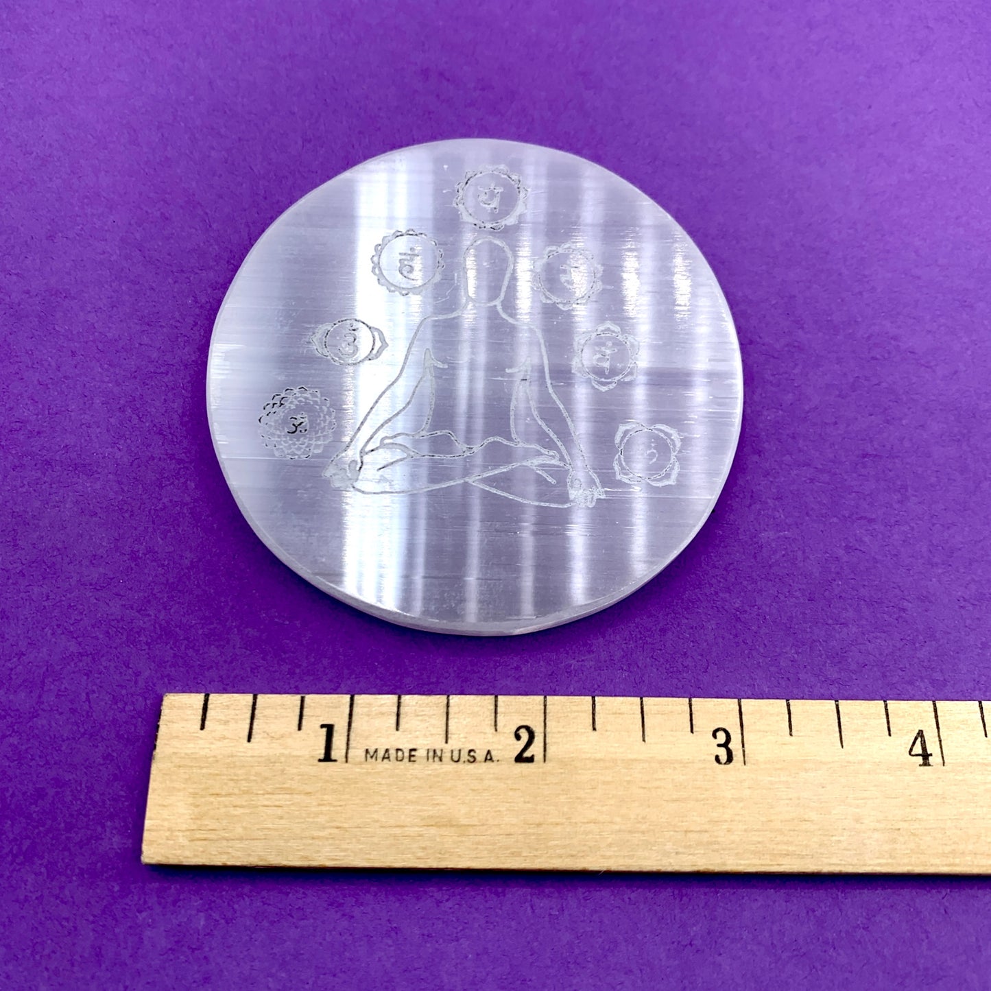 Selenite Charging Plate with Box $25