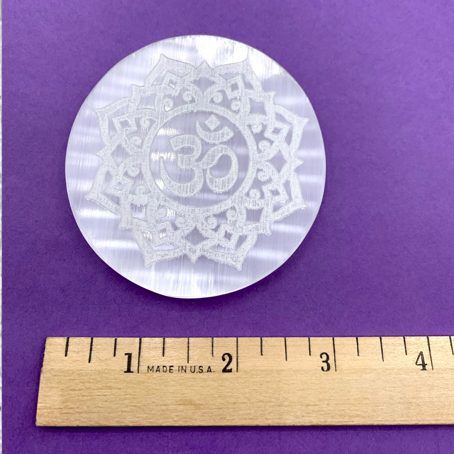 Selenite Charging Plate with Box $25