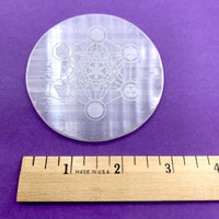 Selenite Charging Plate with Box $25