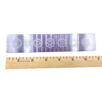 Selenite Ruler with Box $25