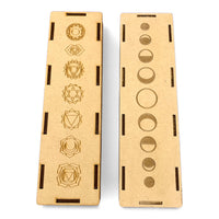 Selenite Ruler with Box $25