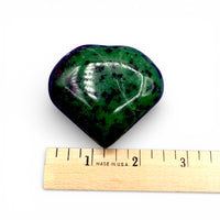 Ruby Zoisite Puffy Heart $80
