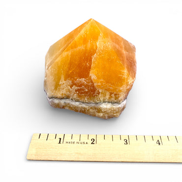 Calcite - Orange Natural Base Point