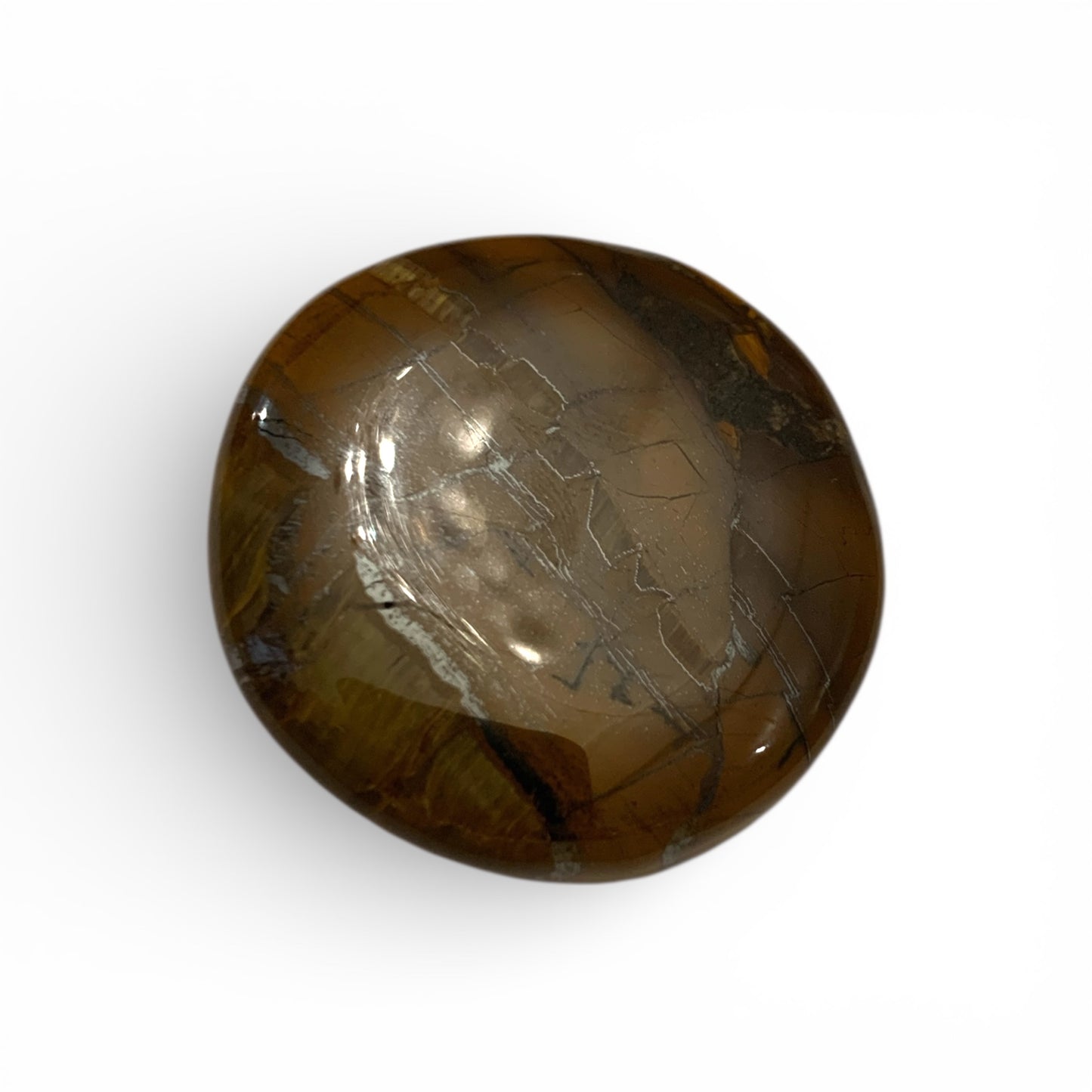 Tiger Iron Palm Stone $15