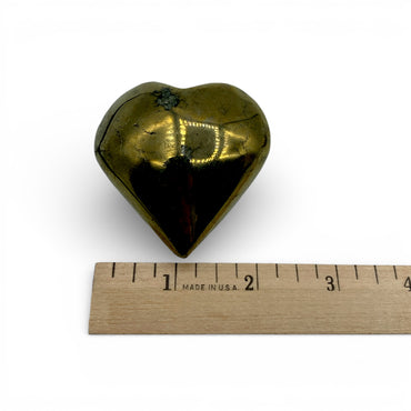 Pyrite Chalcopyrite Heart $100