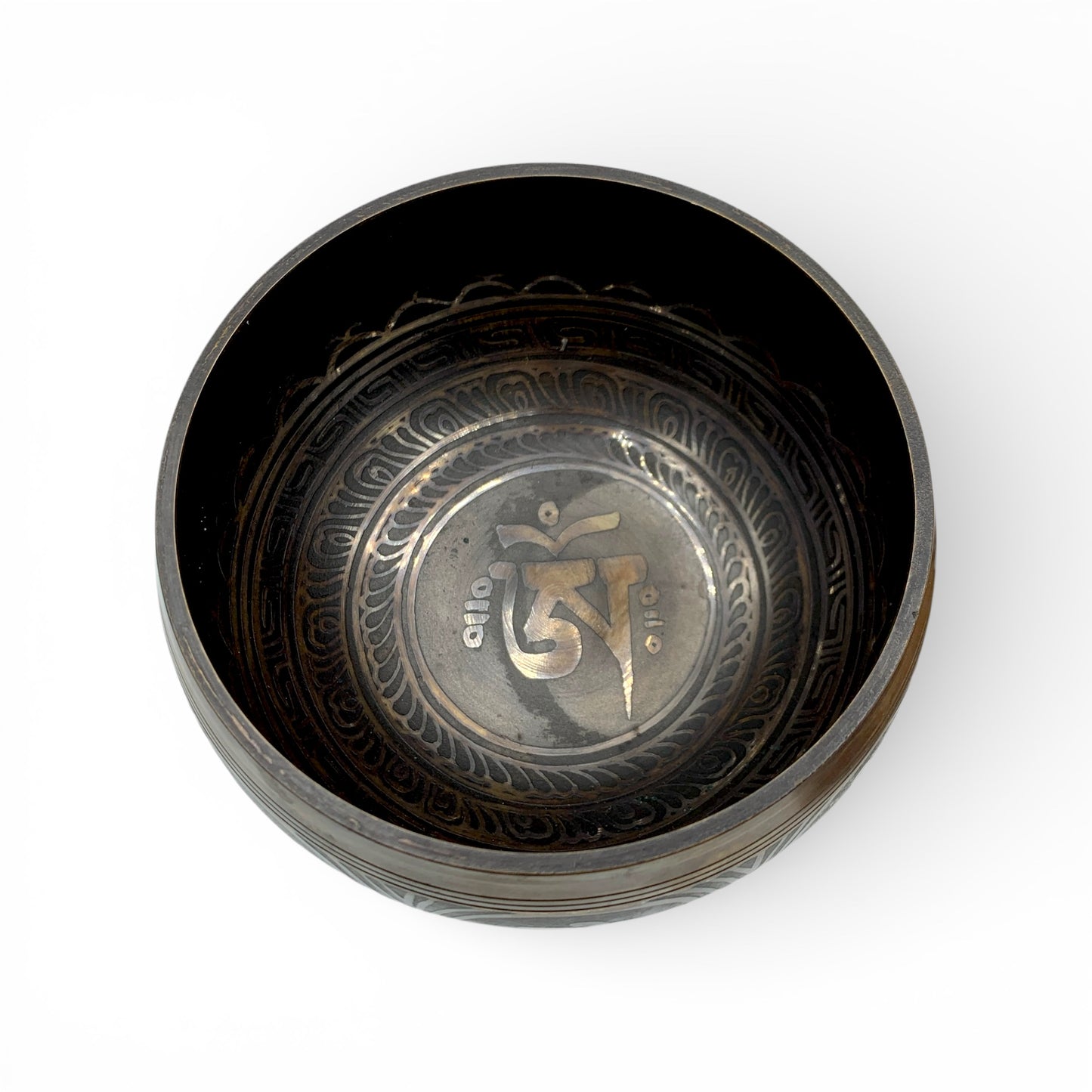 Singing Bowl - Etched Brass 5 - 5.5"
