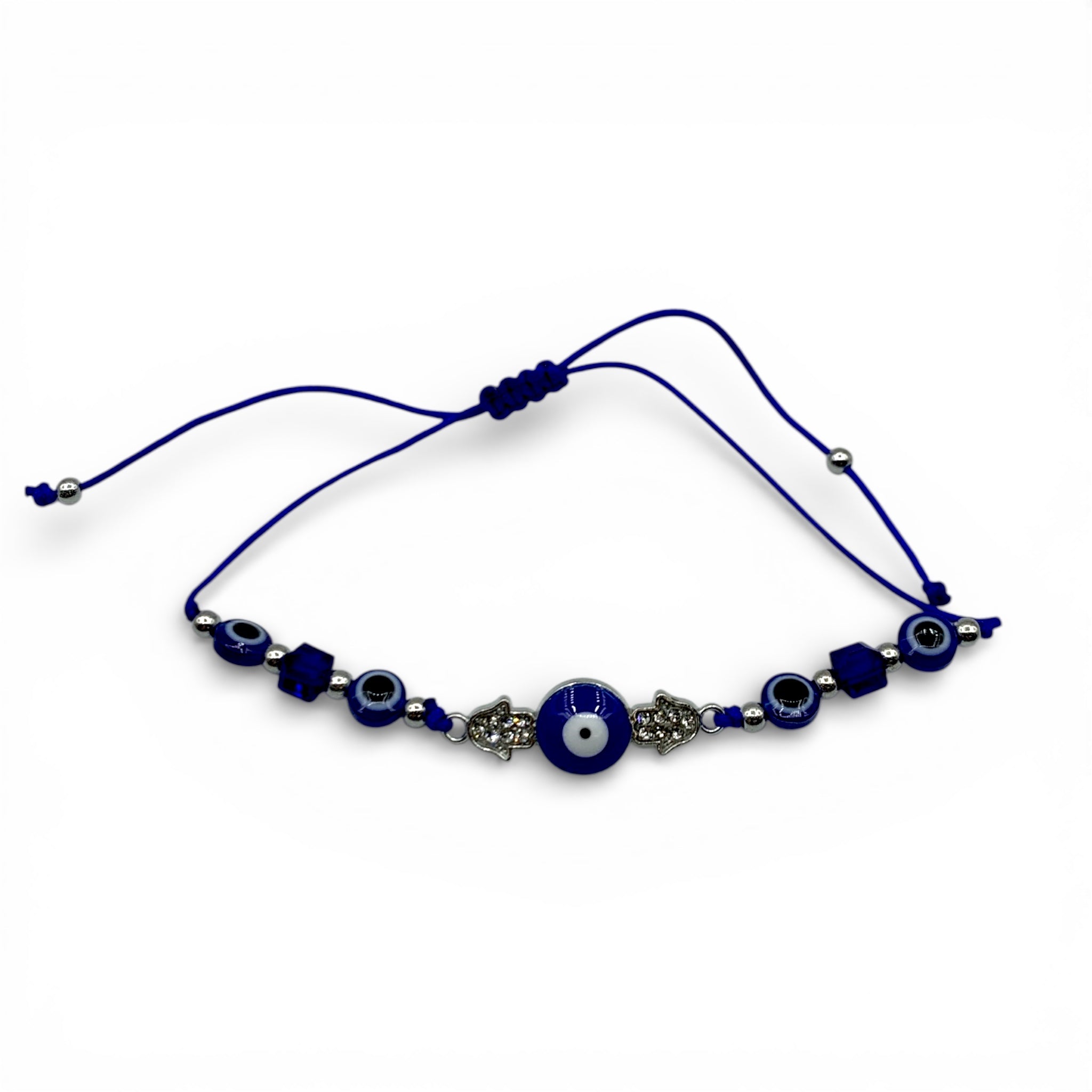 Bracelet - The Eye Charm Blue Adjustable