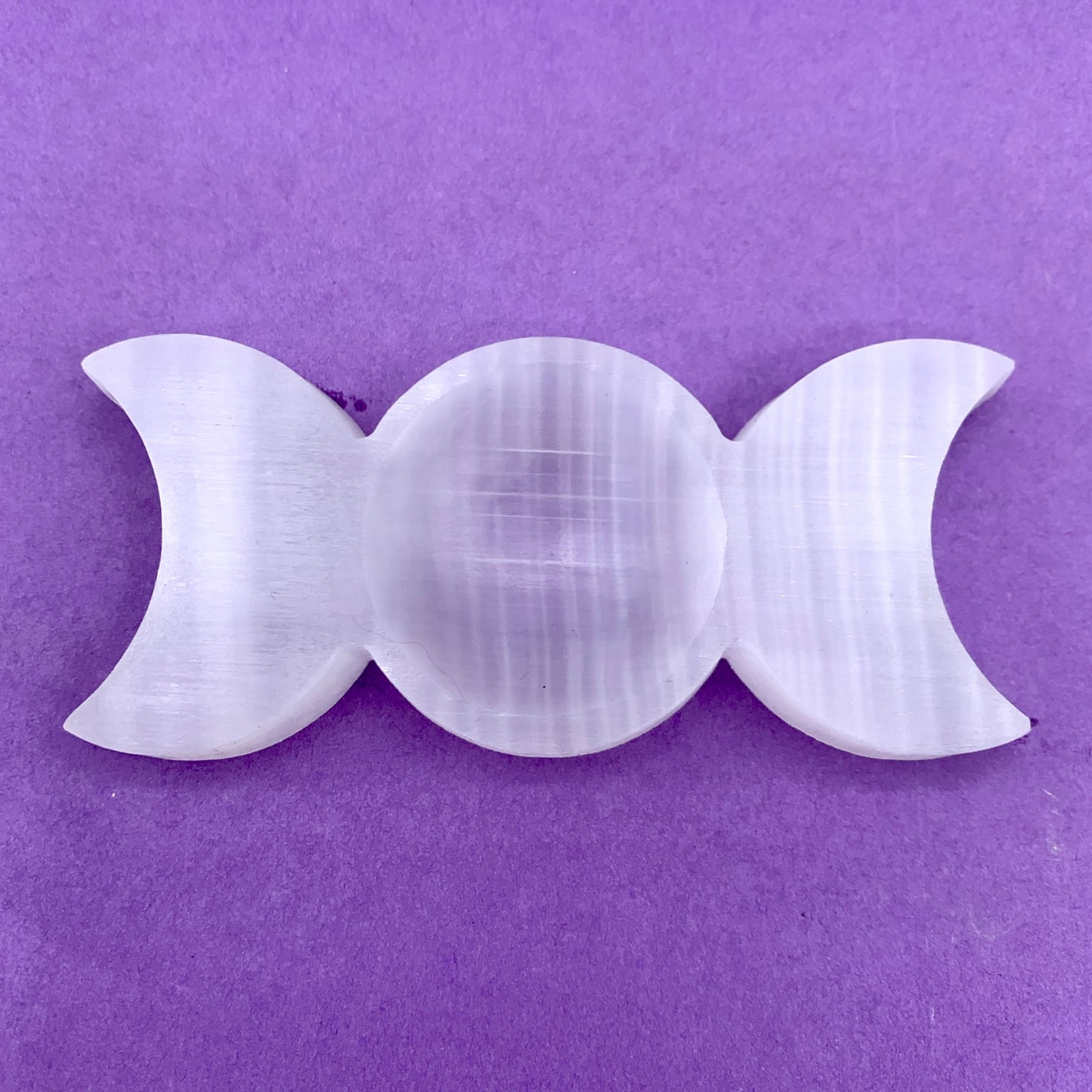 Selenite Bowl Moon Phases $40