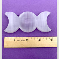 Selenite Bowl Moon Phases $40
