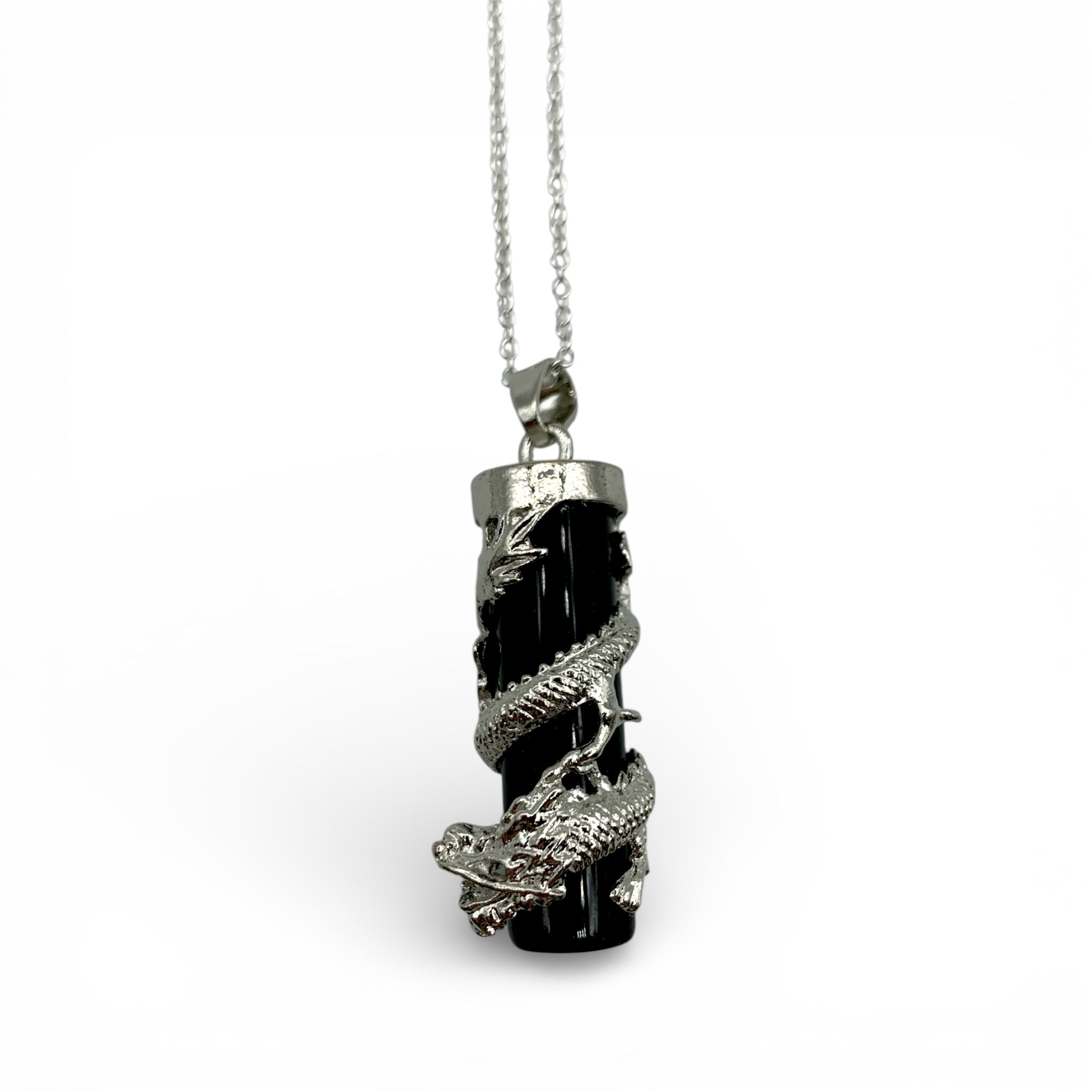 Necklace - Dragon Wrapped Cylinder $30 - Happy Soul Online