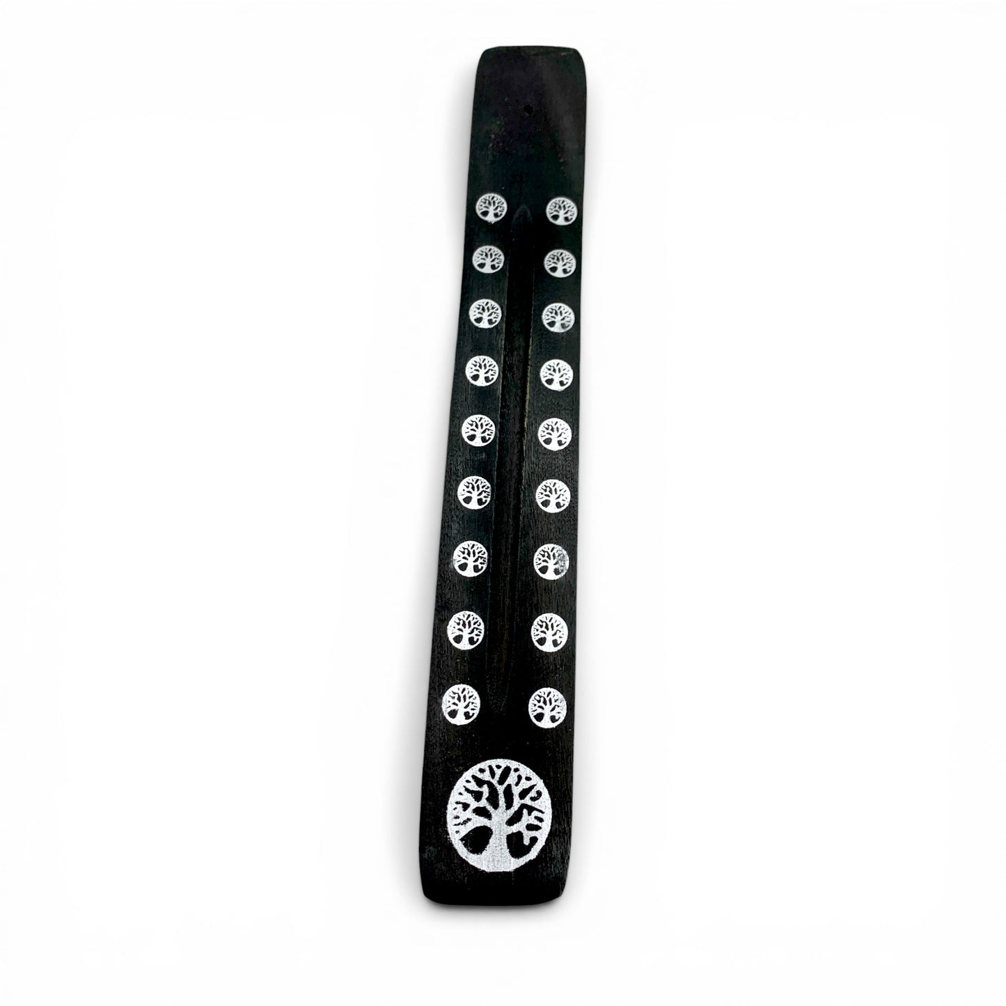 Incense Holder - Black Wood Assorted Designs