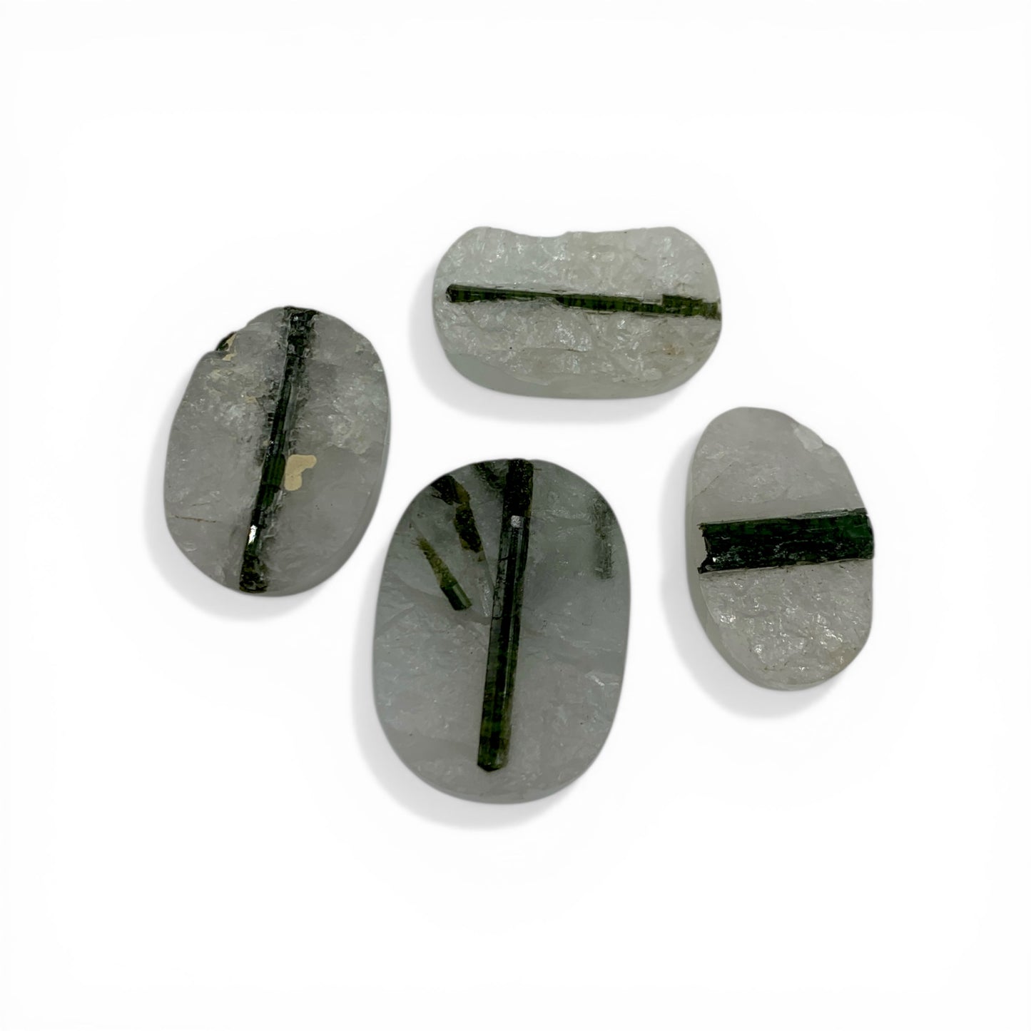 Tourmaline - Green in on matrix (polished)