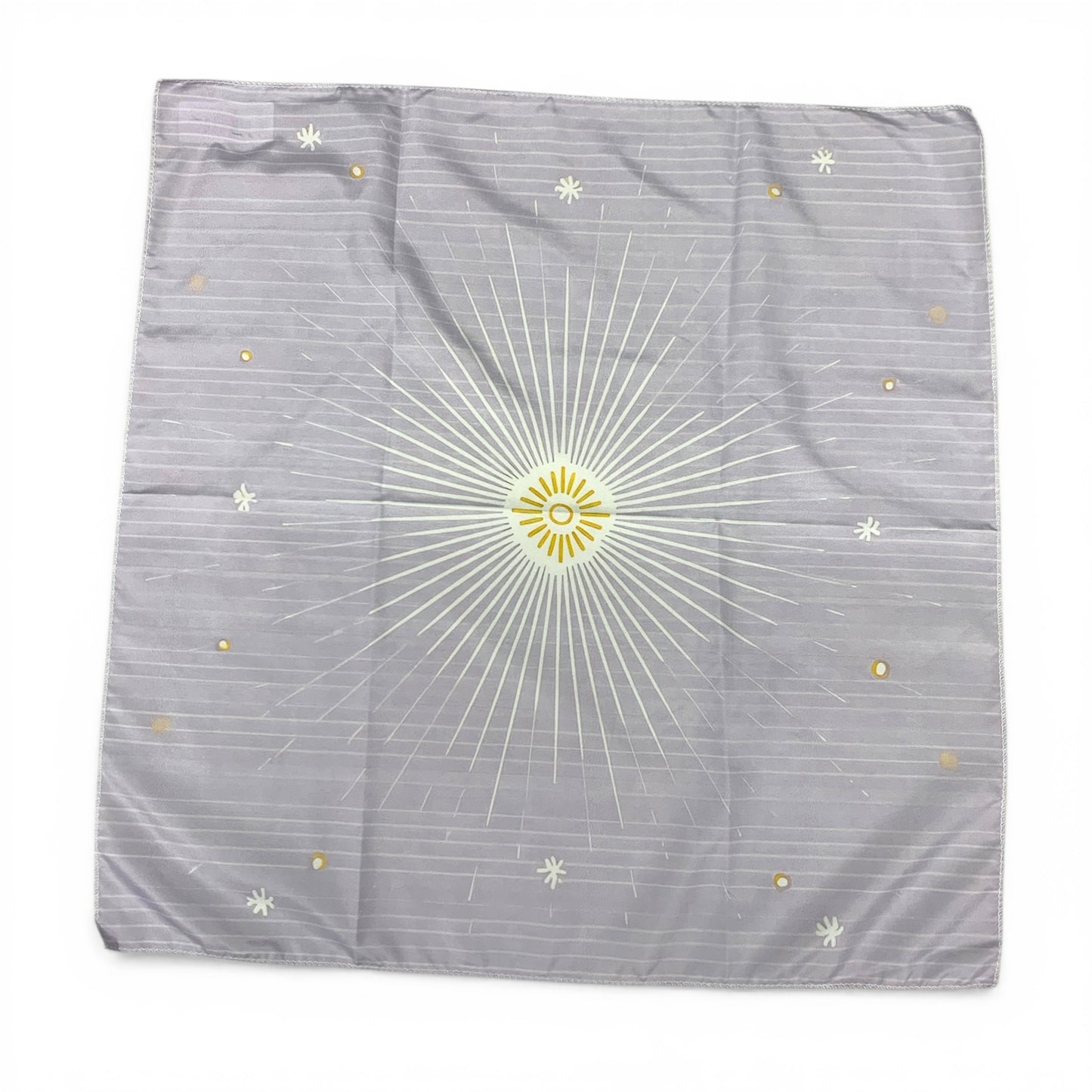 Crystal Grid Tapestry - Light Purple Stars